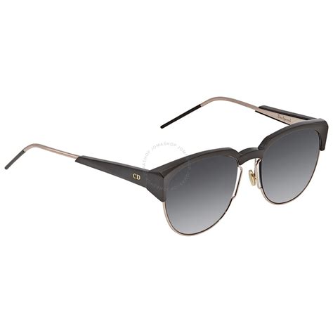 Dior Grey Shaded Browline Ladies Sunglasses DIORSPECTRAL 